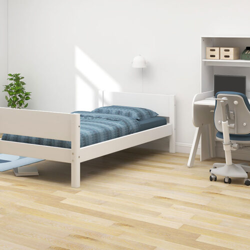 White Single Bed