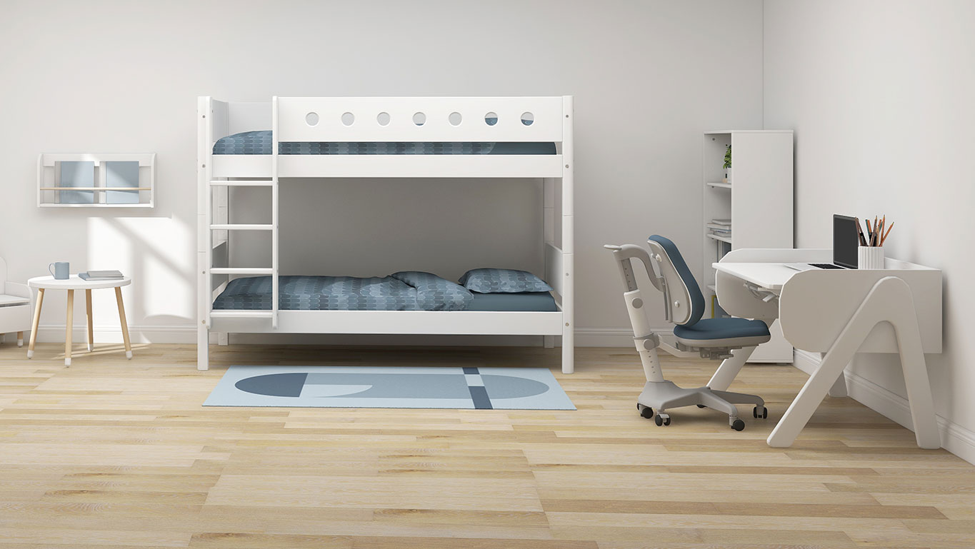 WHITE Bunkbed